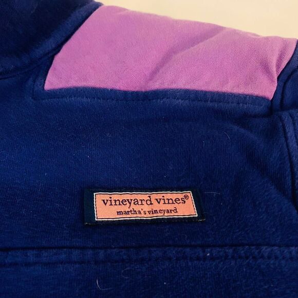 Vineyard Vines Purple quarter zip Sweater - Picture 3 of 8